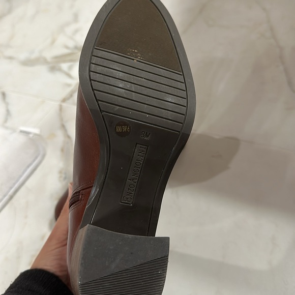 Enzo Angiolini boots genuine leather size 8 brown - Picture 4 of 4